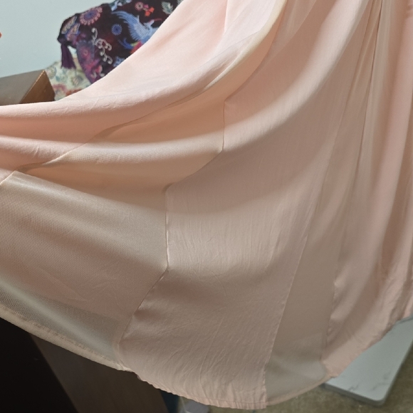 LAST CHANCE! Boho Chic Blush Lace Slip Dress - Picture 5 of 7